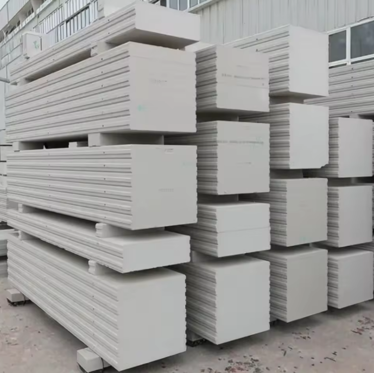 Solid Gypsum Aerated Concrete Panel Building Blocks for Construction Projects