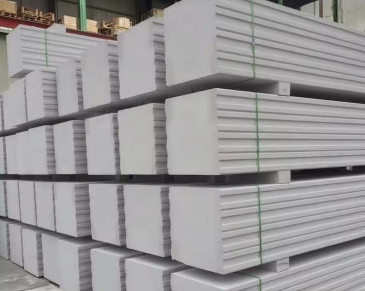 ALC Lightweight Solid Porosity 3D Panel ALC Gypsum Internal Wall Panel Made of Aerated Concrete Material