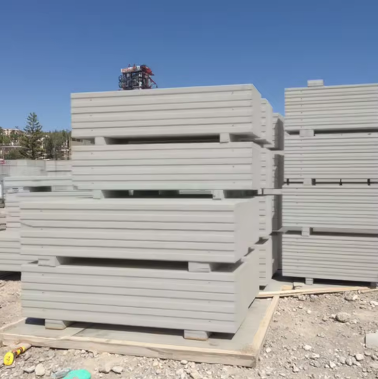 ALC Lightweight Solid Porosity 3D Panel ALC Gypsum Internal Wall Panel Made of Aerated Concrete Material