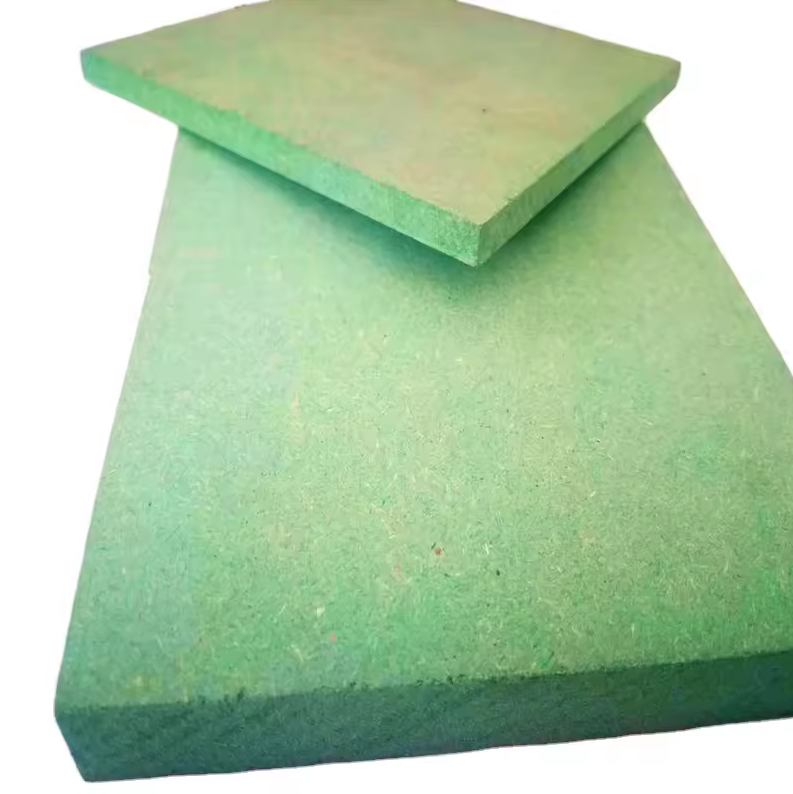 White Melamine Both Sides HMR MDF Board 18mm Waterproof MDF Green Core MDF