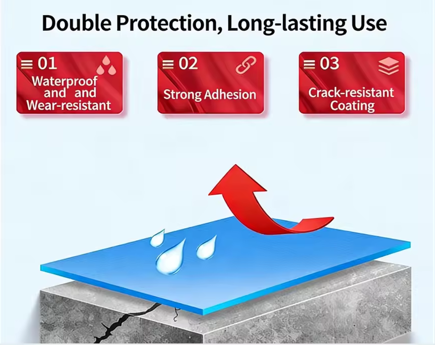 Water-based Eco-friendly Waterproof Coating Anti-seepage Moisture-proof Kitchen Bathroom Toilet Wall