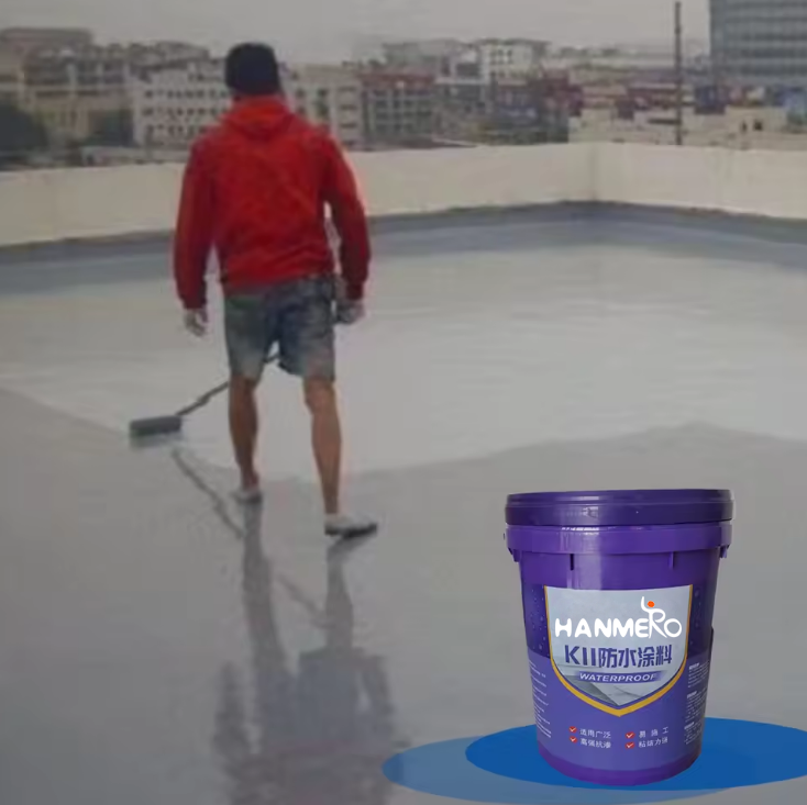 K11 Flexible Acrylic Waterproof Coating High Strength Durable for Bathroom Kitchen Wall Swimming Pool Modern Design