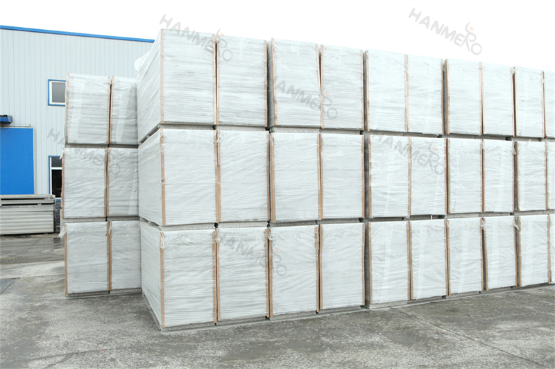 EPS Cement Sandwich Panel For Office Greenhouse Indoor Plant Space Renovation